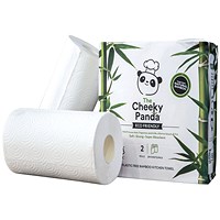 Cheeky Panda Kitchen Roll Plastic Free Bamboo (Pack of 10)