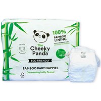 Cheeky Panda Baby Nappies Size 1 2-5kg 4x50 (Pack of 200)