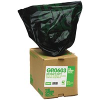The Green Sack Rubble Sack in Dispenser Black (Pack of 30) VHP