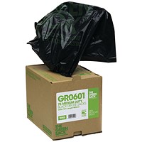 The Green Sack Heavy Duty Refuse Bag in Dispenser Black (Pack of 75)