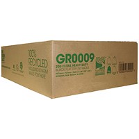 The Green Sack Extra Heavy Duty Refuse Sack Black (Pack of 200)