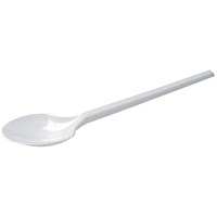 Plastic Dessert Spoon White (Pack of 100)