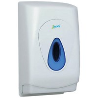 2Work Bulk Pack Toilet Tissue Dispenser, White