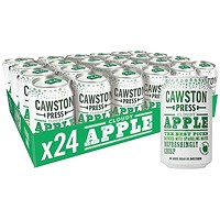 Cawston Press Sparkling Cloudy Apple Soft Drink, 330ml, Can, Pack of 24