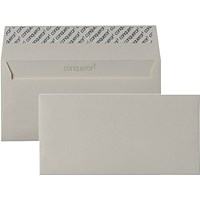 Conqueror DL Envelopes, Wove, Cream, 120gsm, Pack of 500
