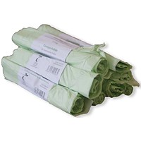Compostable Food Waste Liners 10L 26x40 Rolls (Pack of 1040)