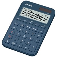 Casio MS-20YC Mini Desk Calculator Navy Blue MS-20YC-NY-W-EP