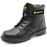 Beeswift Traders S3 6 inch Boots, Black, 8