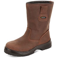 Beeswift S3 Pur Rigger Boots, Brown, 5