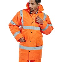 Beeswift High Visibility Constructor Jacket, Orange, 6XL