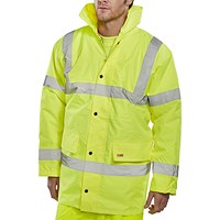 Beeswift High Visibility Constructor Jacket, Saturn Yellow, 4XL