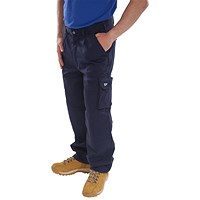 Beeswift Traders Newark Trousers, Navy Blue, 30T