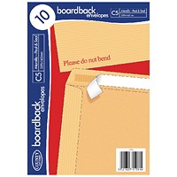 County Stationery C5 Manilla Board Envelopes (10 Pack of 10) C524