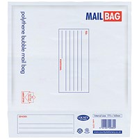 County Stationery Poly Bubble Envelopes, 175x165mm, Pack of 10