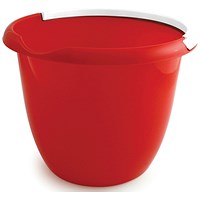 Plastic 10 Litre Bucket - Red