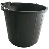 Heavy Duty Bucket 14 Litre Black VOW/BUCKET.01