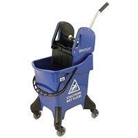Hygineer Ergonomic Heavy Duty Mop Bucket Blue 31 Litre VOW/HRMB31/B