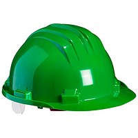 Climax Wheel Ratchet Safety Helmet, Green