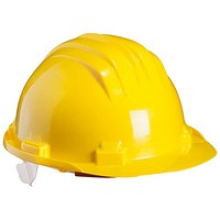 Climax Wheel Ratchet Safety Helmet, Yellow