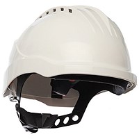 Climax Curro Safety Helmet Without Chin Strap, White