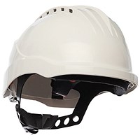 Climax Curro Safety Helmet Without Chin Strap, White Climax Curro Safety Helmet Without Chin Strap, White