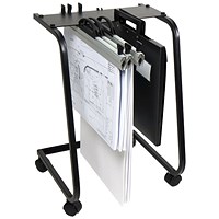 Arnos Hang-A-Plan Drawing Storage Trolley, Small, Up to A2