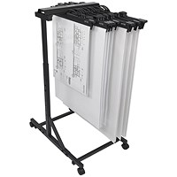 Arnos Hang-A-Plan Adjustable Trolley, Large, Up to A0 Arnos Hang-A-Plan Adjustable Trolley, Large, Up to A0