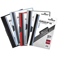 Durable 6mm Duraclip File A4 Assorted (Pack of 25)