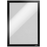 Durable Duraframe Self Adhesive A4 Black Frame (10 Pack) 4882 01