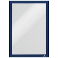 Durable Duraframe Self Adhesive Frame A4 Dark Blue (Pack of 10)