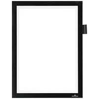 Durable Duraframe Note, Self Adhesive, A4, Black