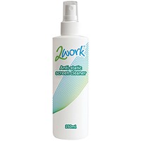 2Work Anti-Static Screen Spray Cleaner, 250ml 2Work Anti-Static Screen Spray Cleaner, 250ml