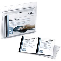 Durable Smart Tab Clean Screen Cleaning Wipes Individually Wrapped Alcohol Free (Pack of 10)