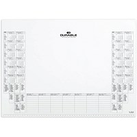Durable Refill Calendar Pad, 59 x 42, White, Pack of 1