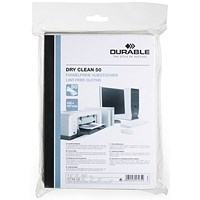 Durable Dry Clean Cloth Lint-Free (Pack of 50)