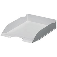 Durable ECO Self-stacking Recycled Letter Tray, Grey