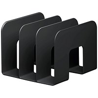 Durable Eco Recycled 3-Section Catalogue St&, Black