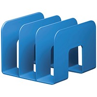 Durable Eco Recycled 3-Section Catalogue Stand, Blue