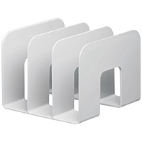 Durable Eco Recycled 3-Section Catalogue Stand, Grey