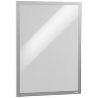 Durable Duraframe Poster Magnetic Signage Frame A2 Silver