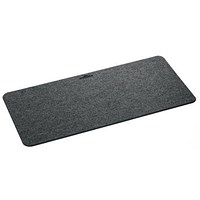 Durable Effect Desk Mat, 700x330mm, Charcoal