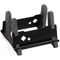 Durable Recycled Felt Vertical Laptop Stand 3-in-1 Holder
