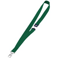 Durable Necklace with Safety Closure, 440mm, Green, Pack of 10