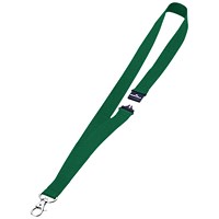 Durable Necklace with Safety Closure, 440mm, Green, Pack of 10
