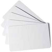 Durable Duracard Standard Blank Cards 0.76mm White (Pack of 100) 891502