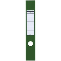 Durable Ordofix Self-adhesive PVC Spine Labels for Lever Arch File, Green, Pack of 10 Durable Ordofix Self-adhesive PVC Spine Labels for Lever Arch File, Green, Pack of 10