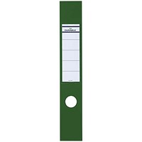 Durable Ordofix Self-adhesive PVC Spine Labels for Lever Arch File, Green (Pack of 10) 8090/05