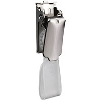 Durable Badge Clips, Silver, Pack of 25