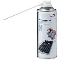 Durable Powerclean 350 Compressed Air Duster, 350ml Can
