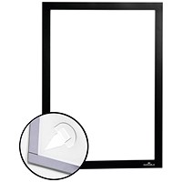 Durable Duraframe Wallpaper Info Frame, A4, Black